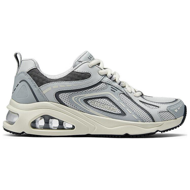 Skechers Street Breathable Low-Top Casual Shoes Women's Gray Black купить в интернет-магазине Yoocart с быстрой доставкой по России.