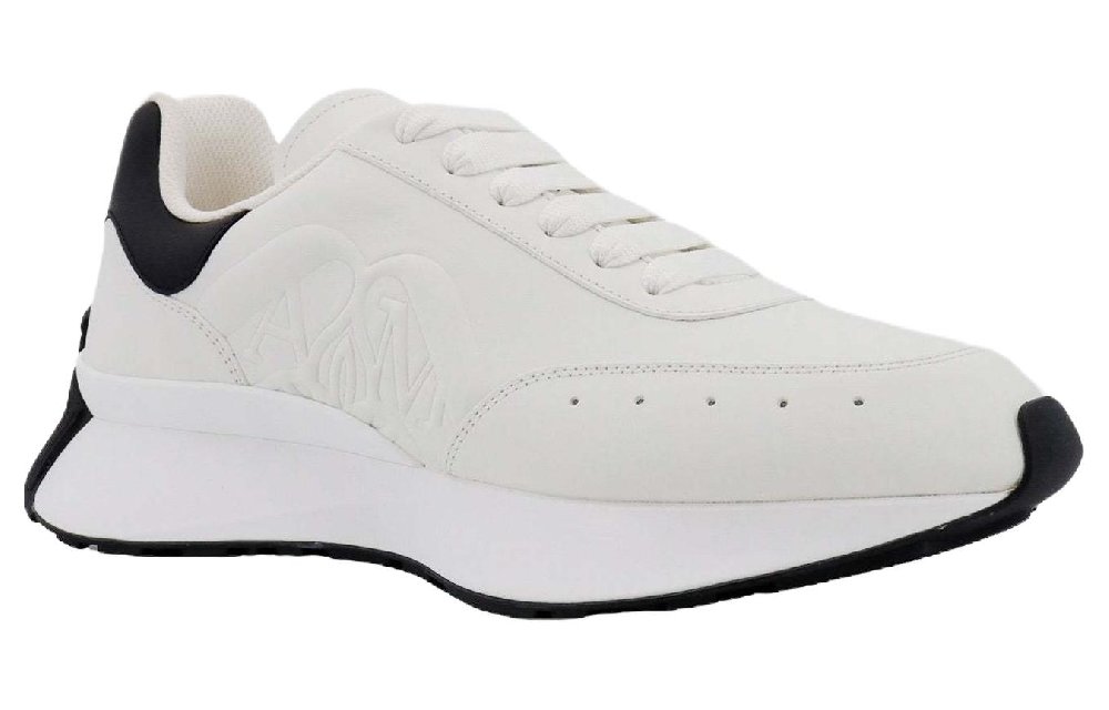 Alexander McQueen Sprint Runner Sneakers 'White Black' Women's