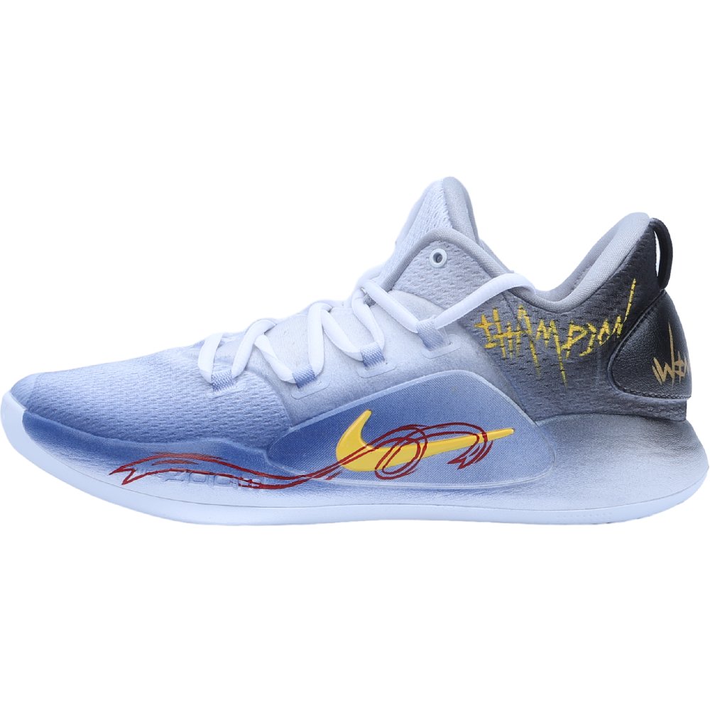 Nike Hyperdunk X Low 10 Anti Slip Wear Resistant Low Top Zoom Air Basketball Shoes Men's Black Blue