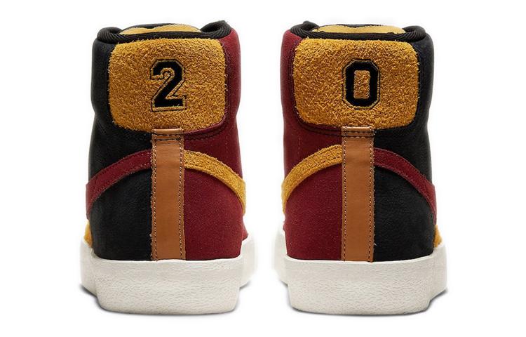 Nike Blazer Mid 77 Black Team Red University Gold Women's купить в интернет-магазине Yoocart с быстрой доставкой по России.