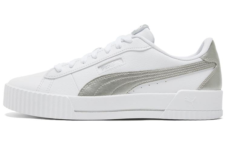 PUMA Carina Crew Metallic 'White Grey' Women's