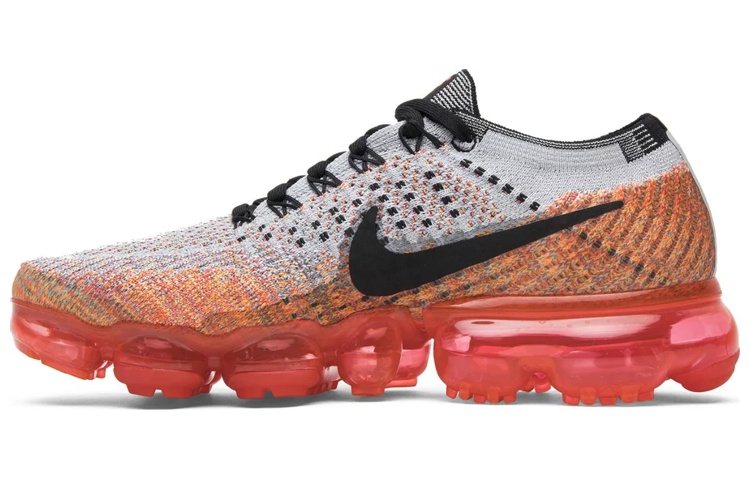 Nike Air VaporMax Wolf Grey Bright Crimson Women's