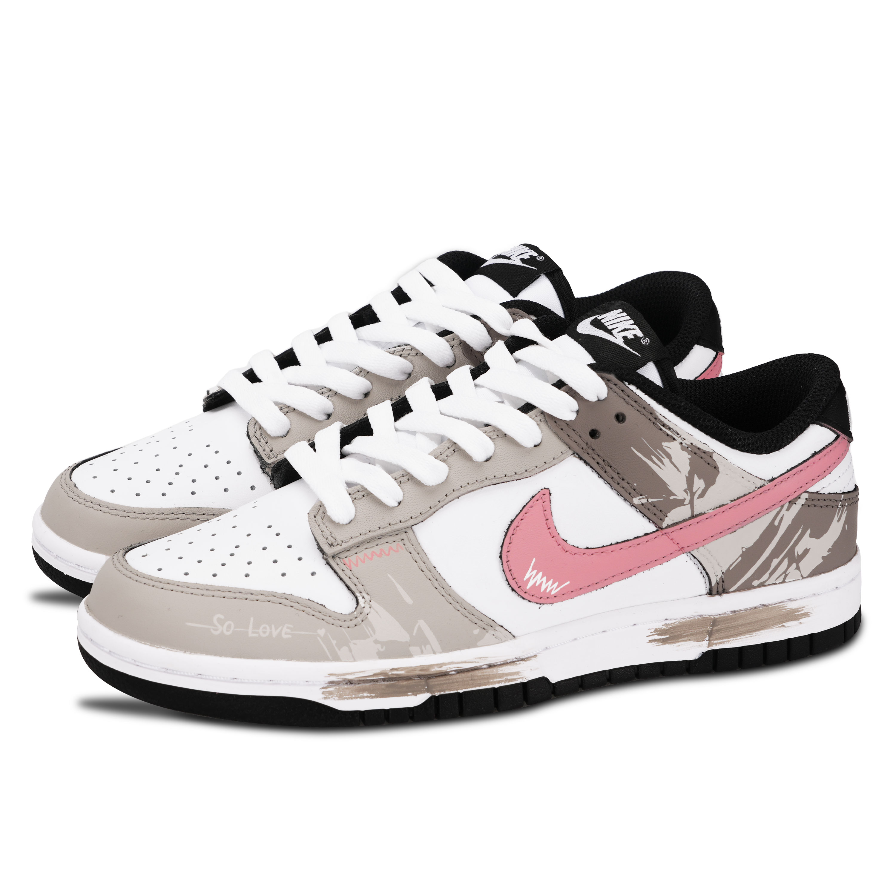 Nike Dunk Cloudy Delight Abrasion Resistant Low Top Skateboard Shoes Unisex Brown купить в интернет-магазине Yoocart с быстрой доставкой по России.
