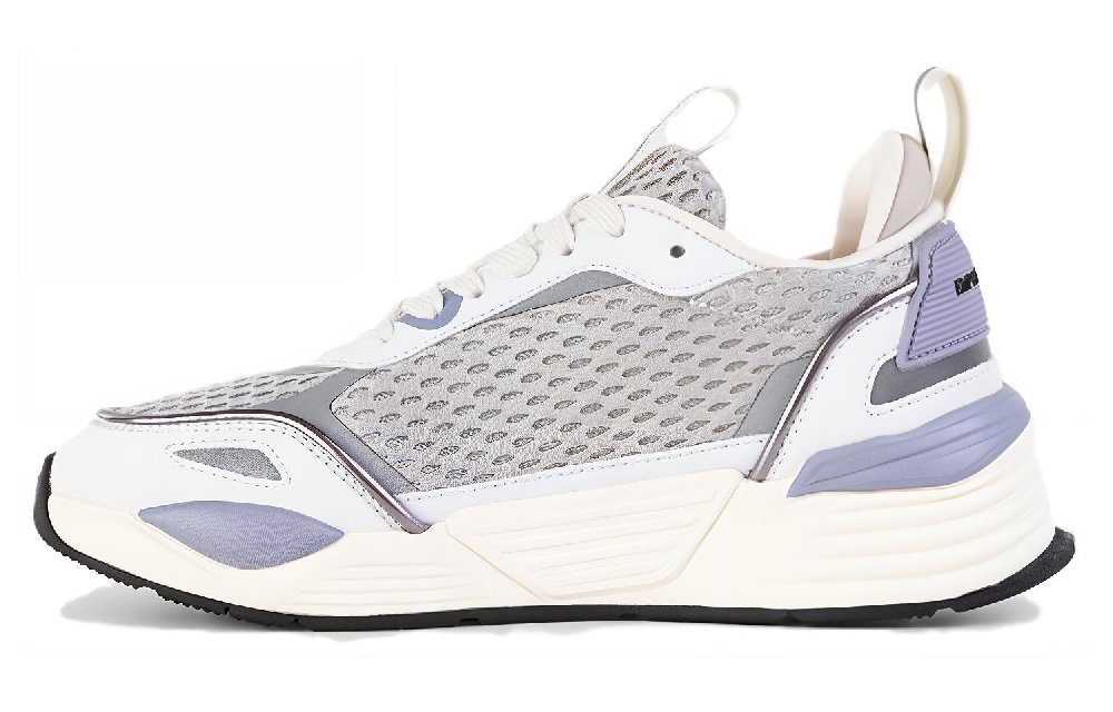 EMPORIO ARMANI Logo-plaque Low-top Sneakers
