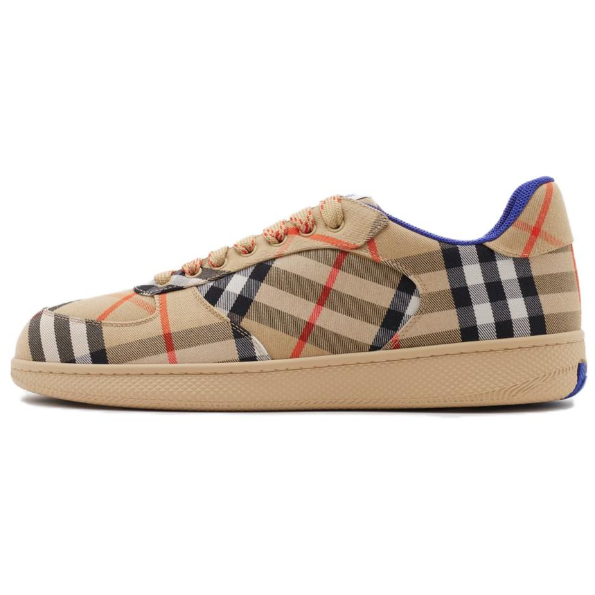 Burberry Terrace Low Top Skateboard Shoes Men's Khaki