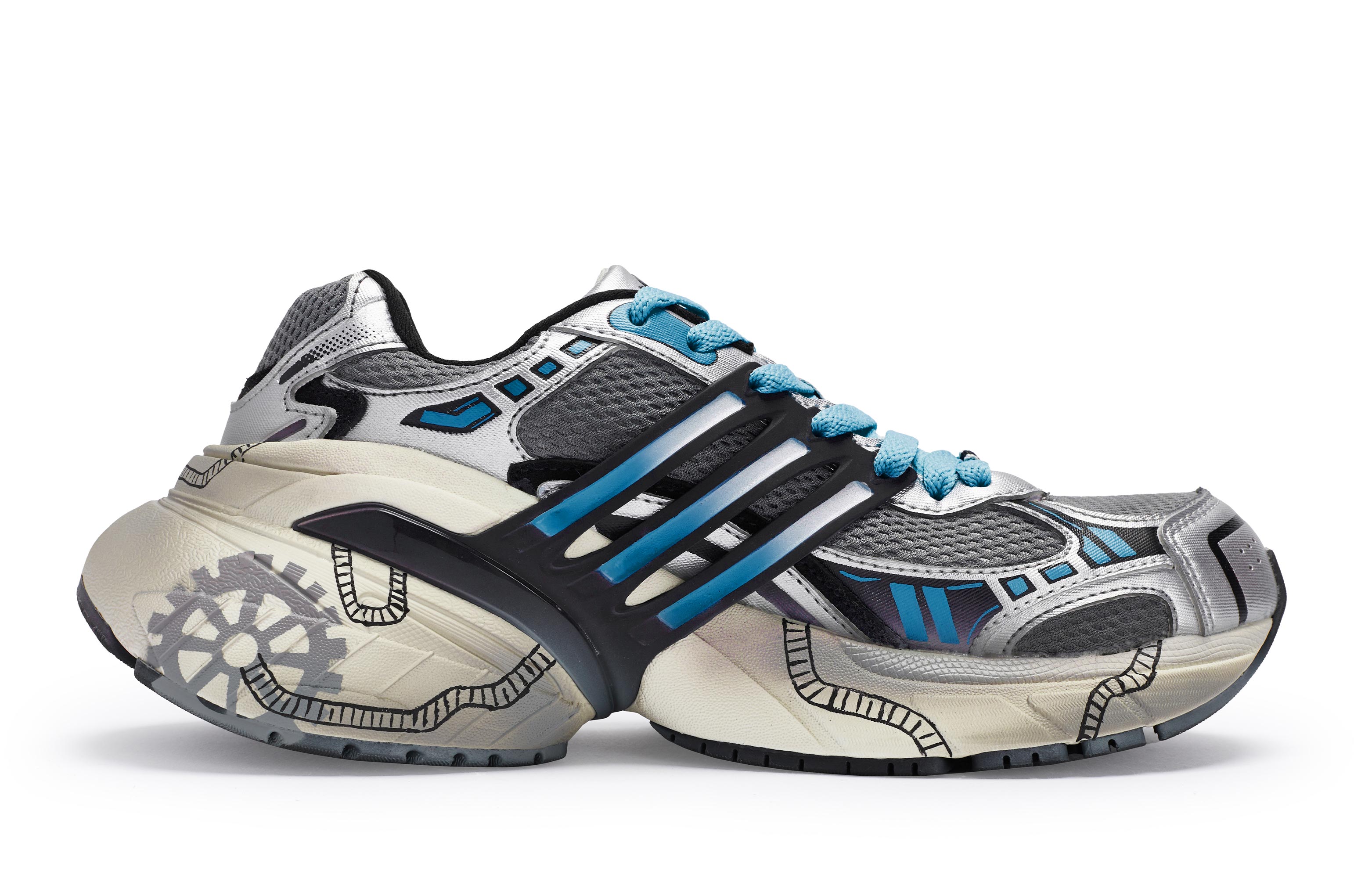Adidas Originals ADISTAR XLG Casual Shoes Unisex Low top Lake Blue купить в интернет-магазине Yoocart с быстрой доставкой по России.