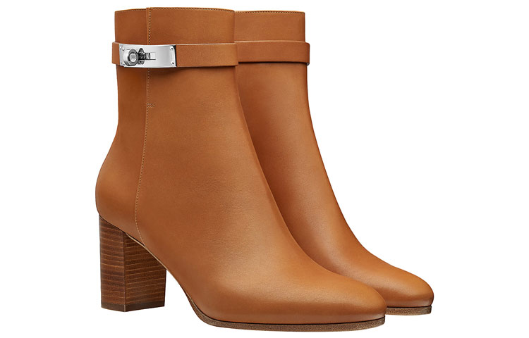 HERMES Saint Germain Ankle Boots 7cm Women's Dark Brown купить в интернет-магазине Yoocart с быстрой доставкой по России.