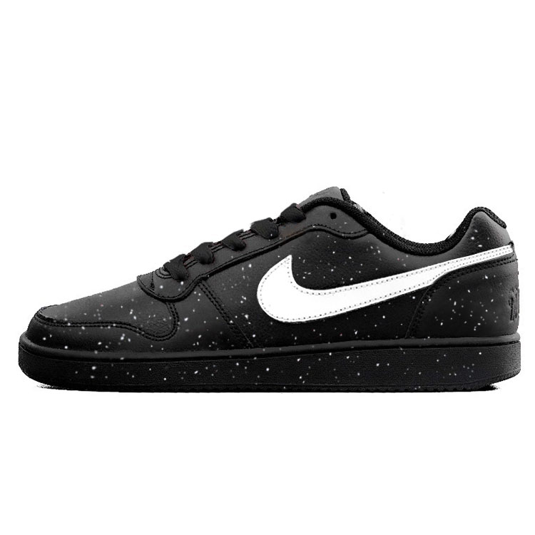 Nike EBERNON Low Top Skateboard Shoes Men's Black