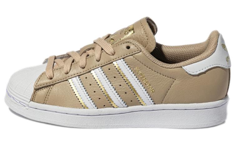 Adidas Superstar Pale Nude Gold Metallic Women's