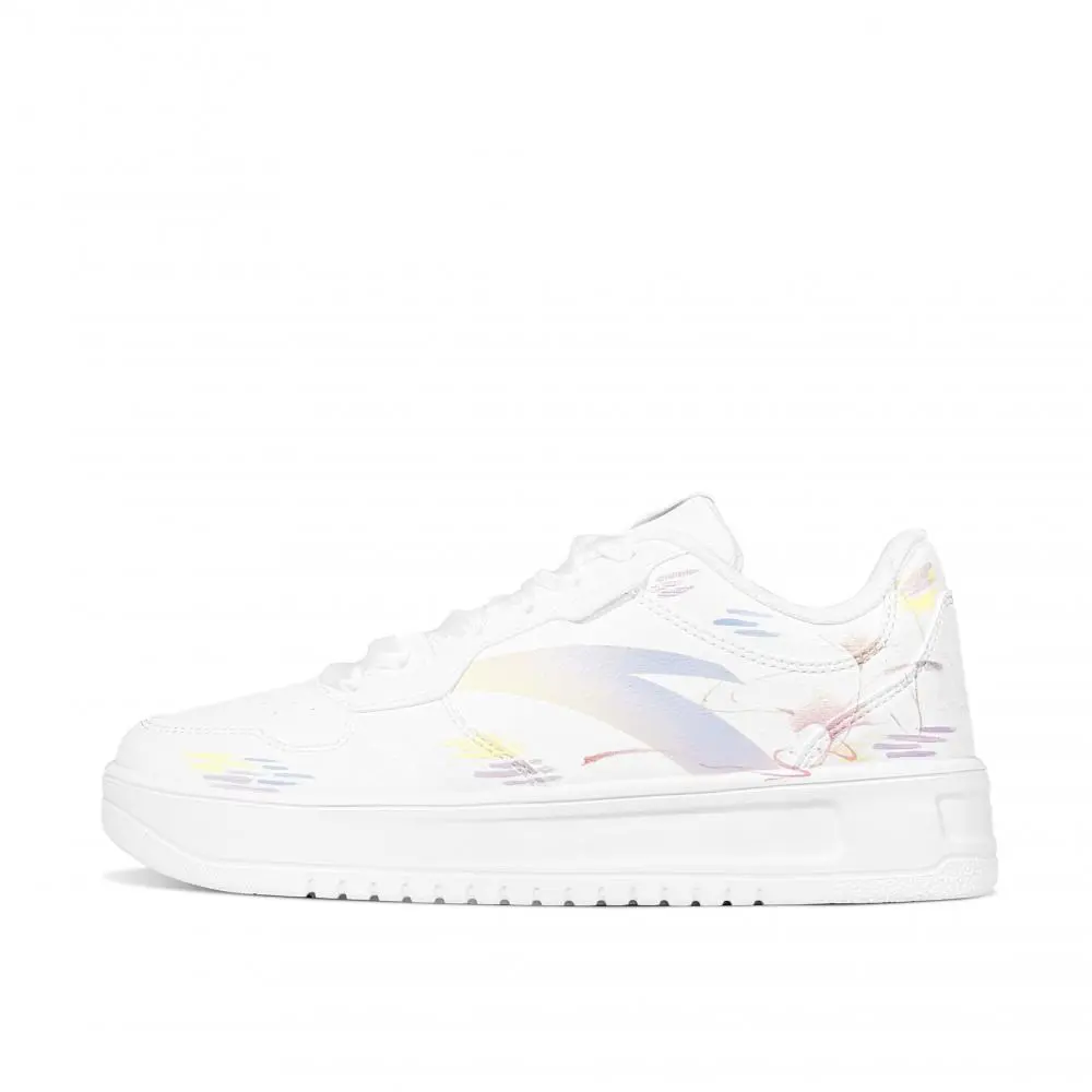 Anta Relaxed Slip Resistant, Abrasion Resistant, Lightweight Low top Skateboard Shoes Women's Dreamy Lilac