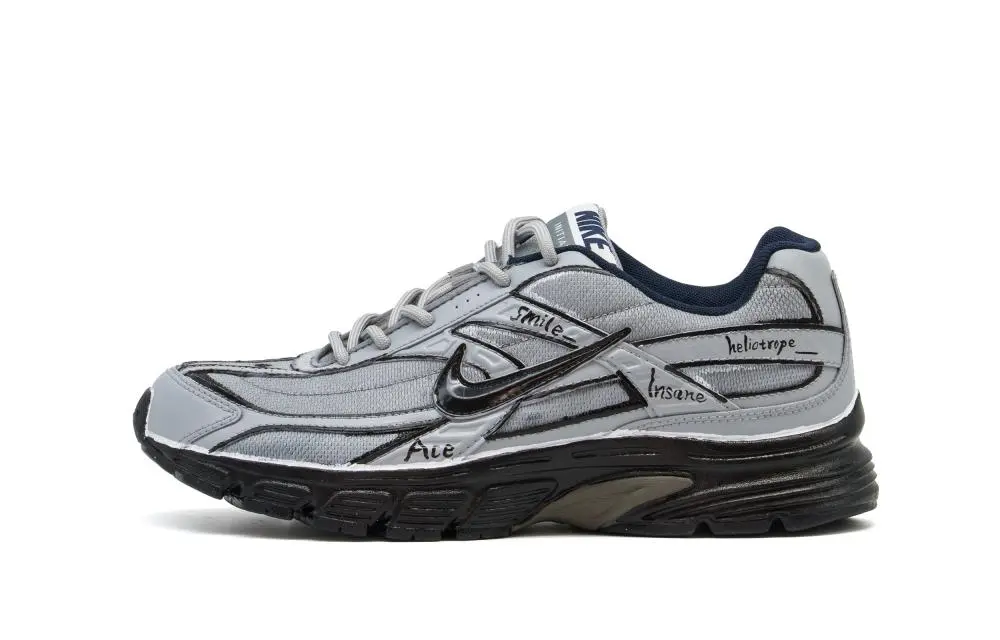 Nike Initiator Cushioning And Breathable Low top Running Shoes Men's Gray