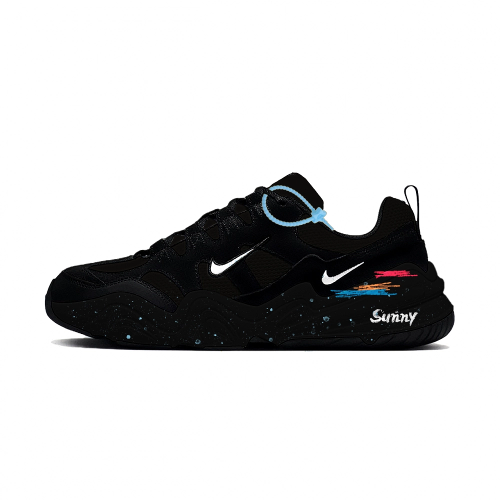 Nike Tech Hera Casual Shoes Unisex Low top Black/White