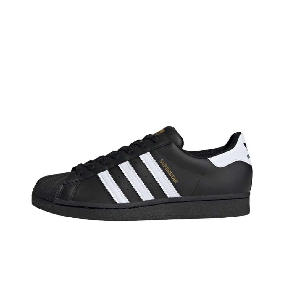 Adidas Originals Superstar Wear-Resistant Low-Top Skateboard Shoes Unisex Black