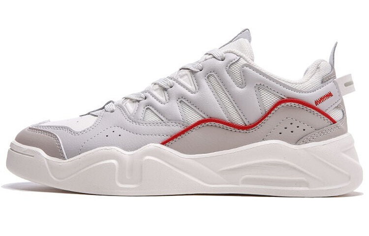 Anta Life Collection Low Top Skateboard Shoes Men's Gray White