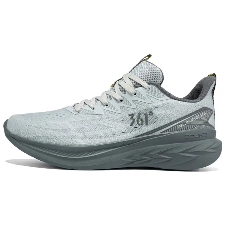 361° Cushioning, Slip Resistant, Lightweight Low Top Casual Running Shoes Men's Gray