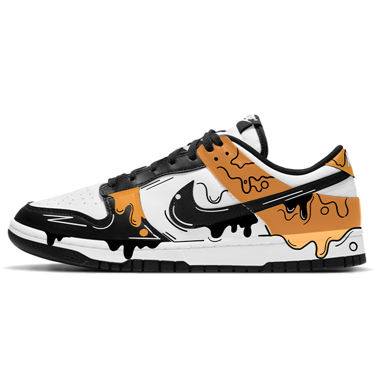 Nike Dunk Skateboard Shoes Women's Low-Top White/Black