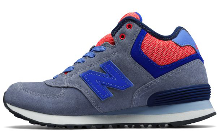 New Balance 574 Mid Cut 'Gray Red Blue' Women's