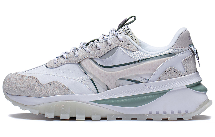 LiNing Fangyuan EVO Low-Top Sports Casual Shoes Women's White Gray
