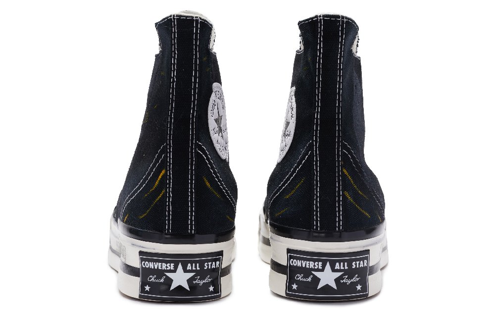 Converse 1970s Chuck Cushioning High Top Canvas Shoes Unisex Black White