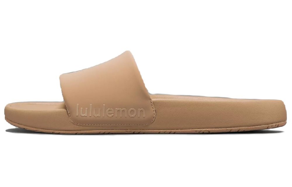 Lululemon Restfeel Slide Rubber Sole Quiet Slide Slippers Women's Brown