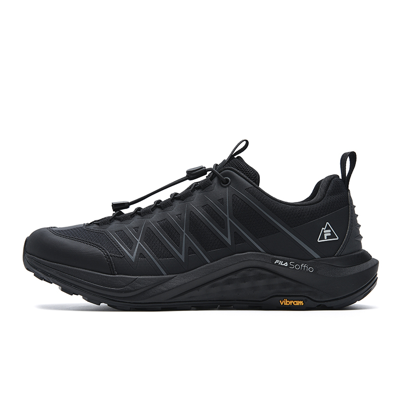 FILA WOLF 2+ Wear resistant And Lightweight Low top Outdoor Shoes Men's Galloping Horse Black