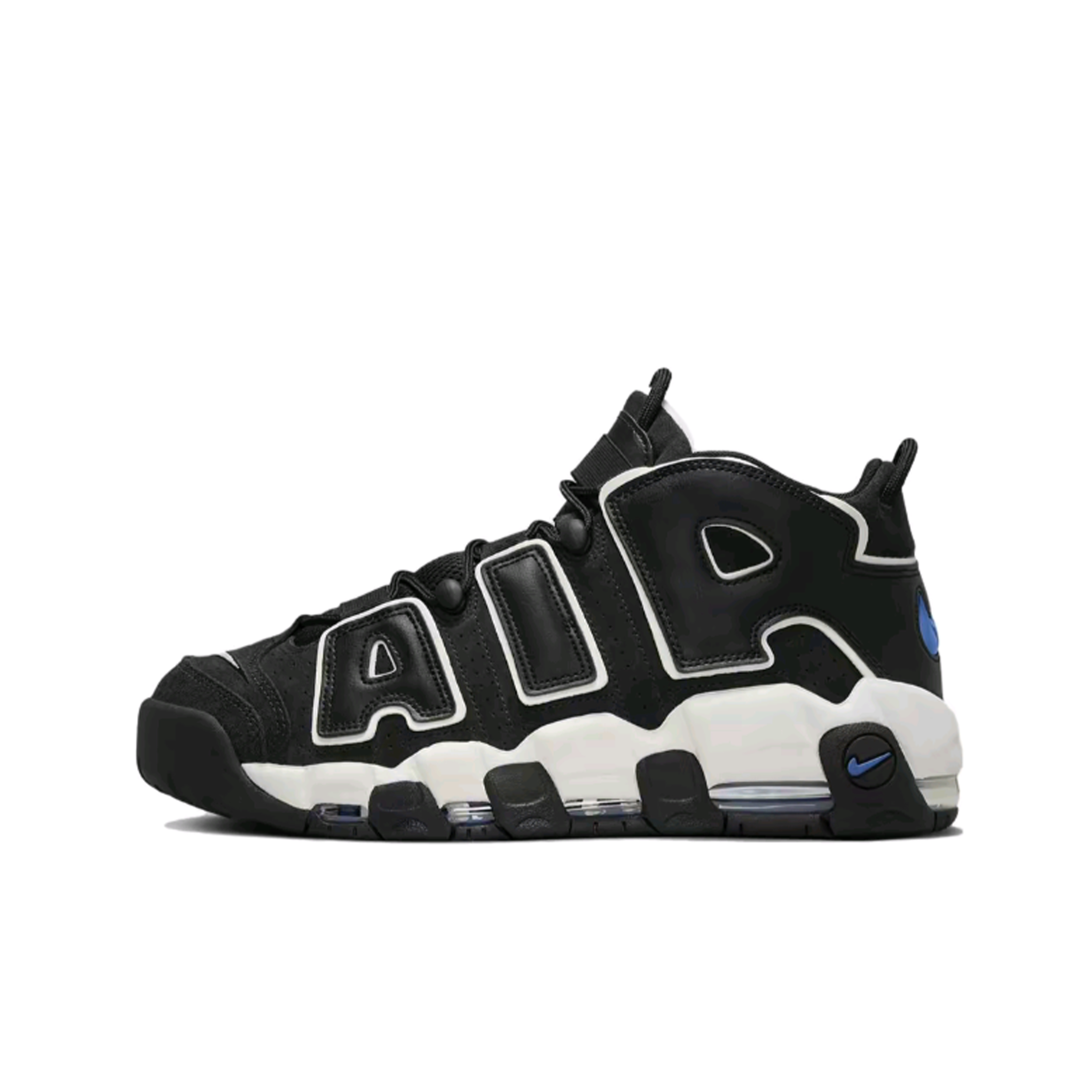Nike Air More Uptempo Anti-Slip Wear-Resistant Mid-Top Vintage Basketball Shoes Men's Black купить в интернет-магазине Yoocart с быстрой доставкой по России.