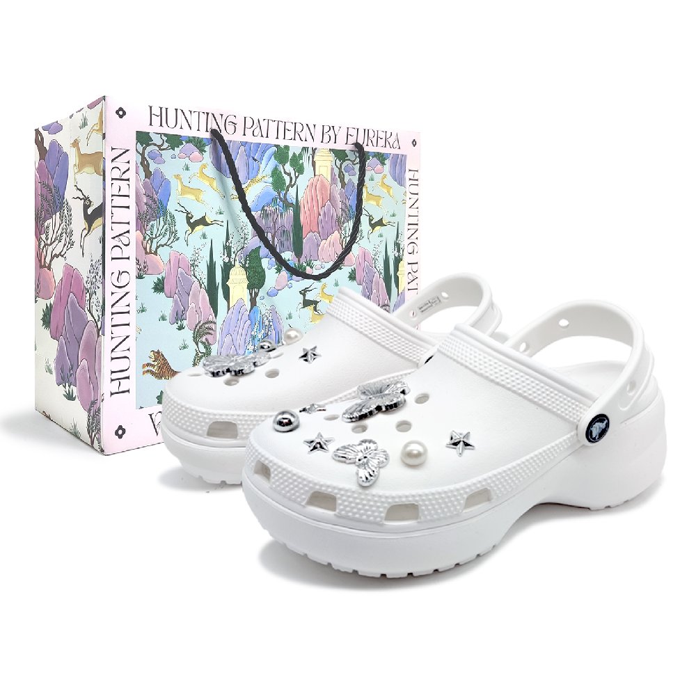 Crocs Classic Platform Clog Clogs Women's White