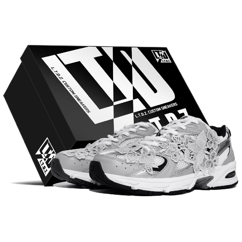 New Balance NB 530 Waterproof And Breathable Moisture-Wicking Low-Top Casual Running Shoes Unisex White Silver