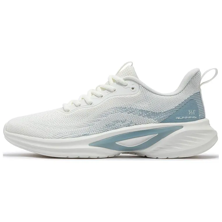 361° Cushioning Anti-Slip And Wear-Resistant Low-Top Casual Running Shoes Men's White Blue