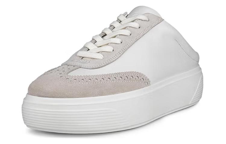 Ecco Low-Top Skateboard Shoes Women's White Gray купить в интернет-магазине Yoocart с быстрой доставкой по России.