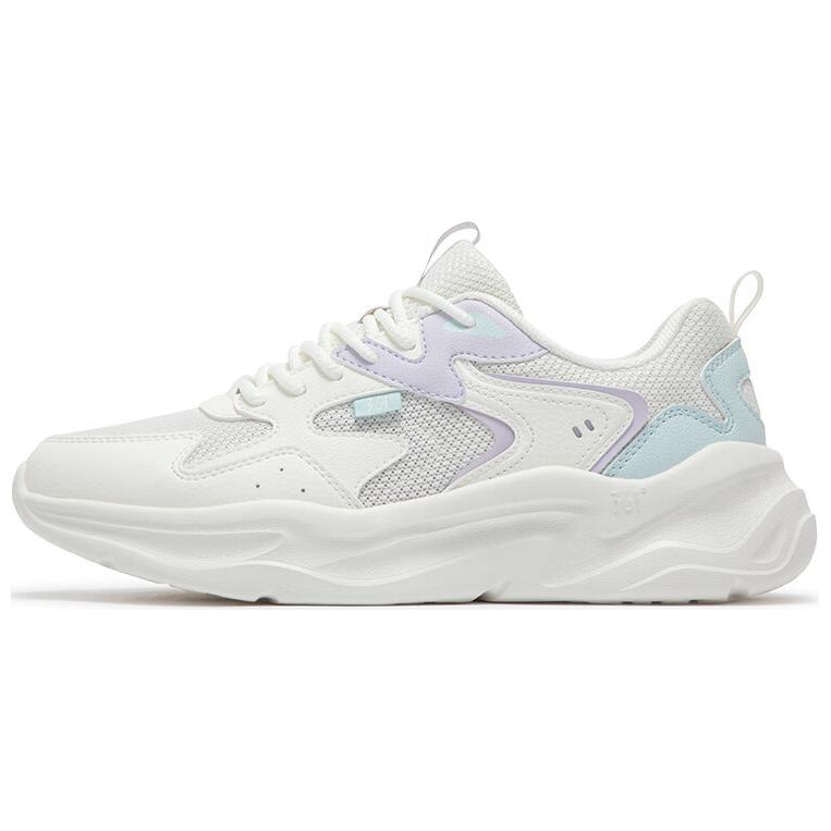 361° Ode Anti-Slip Wear-Resistant Low-Top Casual Running Shoes Women's White Blue