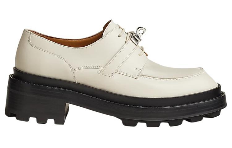 HERMES First Women's Casual Shoes 5cm Women's Beige