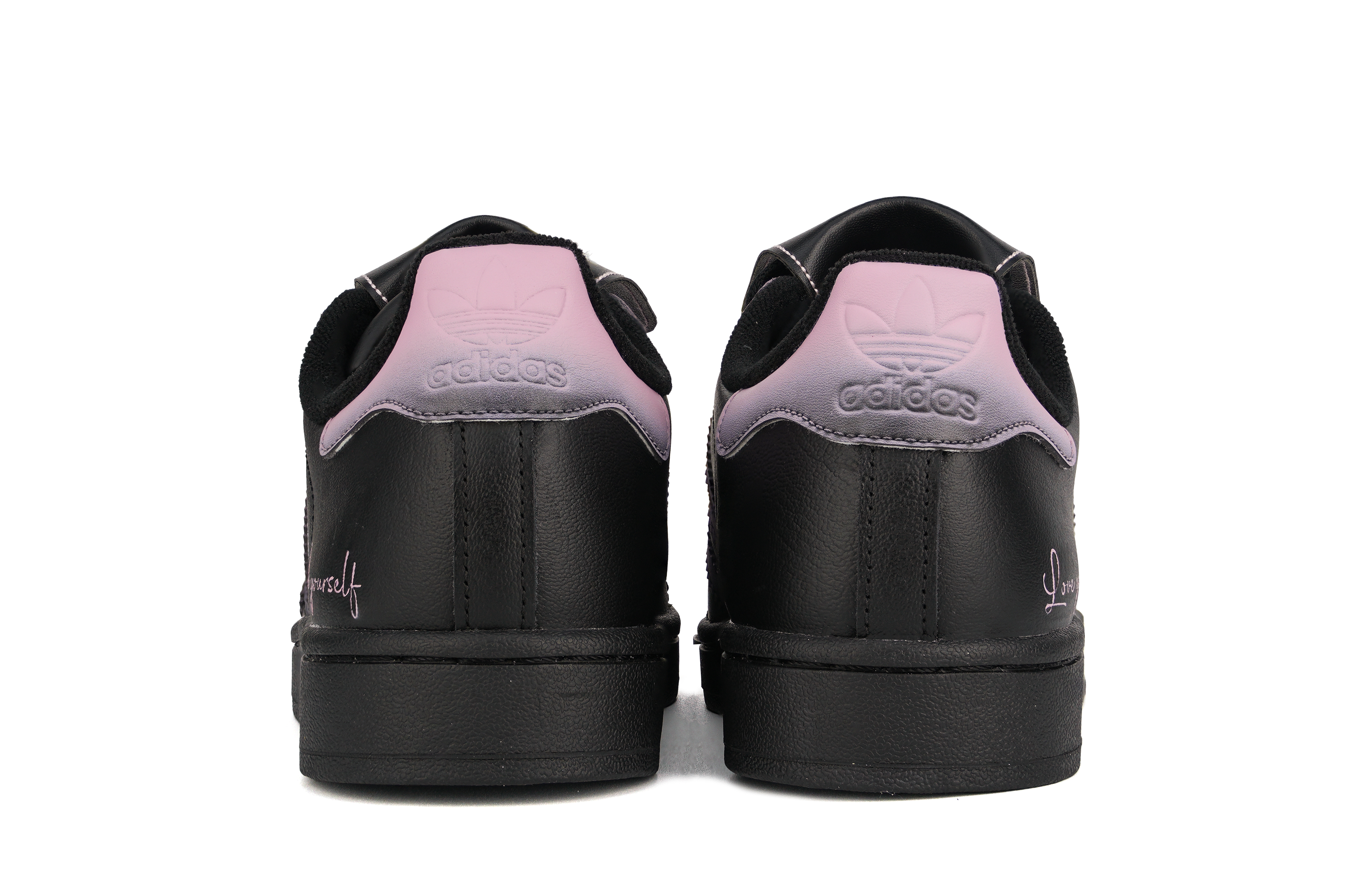 Adidas Originals SUPERSTAR Butterfly Metamorphosis Abrasion Resistant Low top Skateboard Shoes Women's Black Pink купить в интернет-магазине Yoocart с быстрой доставкой по России.