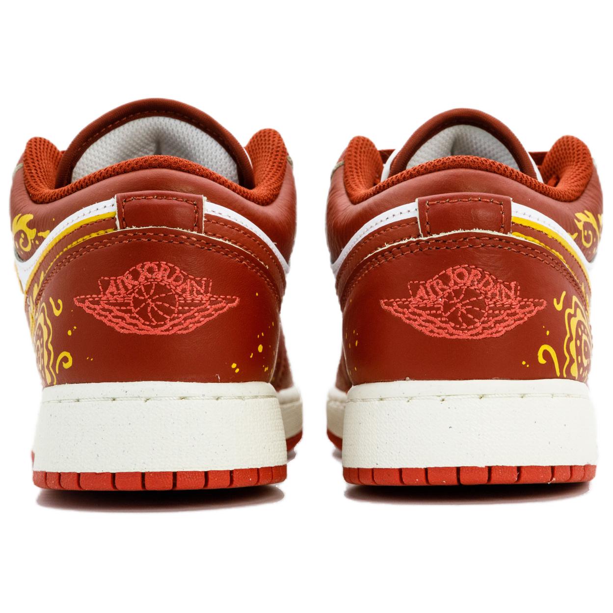 Jordan Air Jordan 1 Xi Yué Low Top Vintage Basketball Shoes Unisex Red купить в интернет-магазине Yoocart с быстрой доставкой по России.