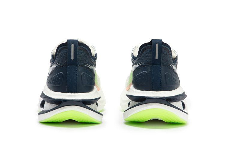 361° Cushioned Slip-Resistant Abrasion-Resistant Breathable Low-Top Training Running Shoes Men's White Blue