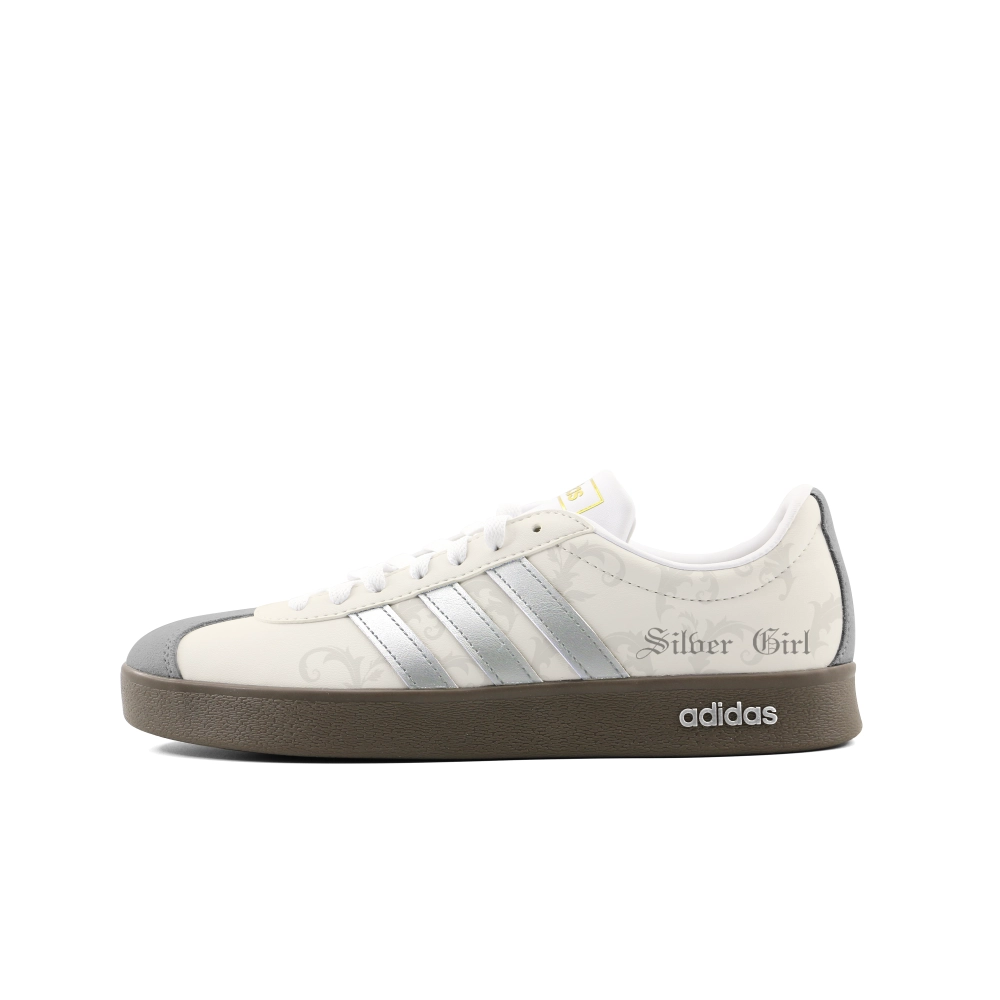Adidas Vl Court Classic Abrasion Resistant Low top Skateboard Shoes Unisex Beige