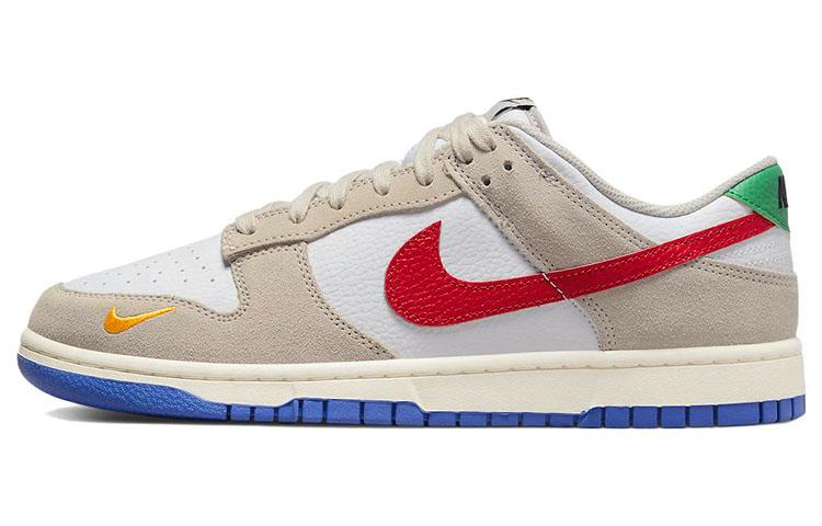 Nike Dunk Low Light Iron Ore Red Blue