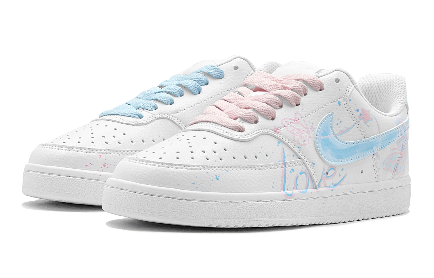Nike Court Vision Low Skateboard Shoes Women's Low top Pink купить в интернет-магазине Yoocart с быстрой доставкой по России.