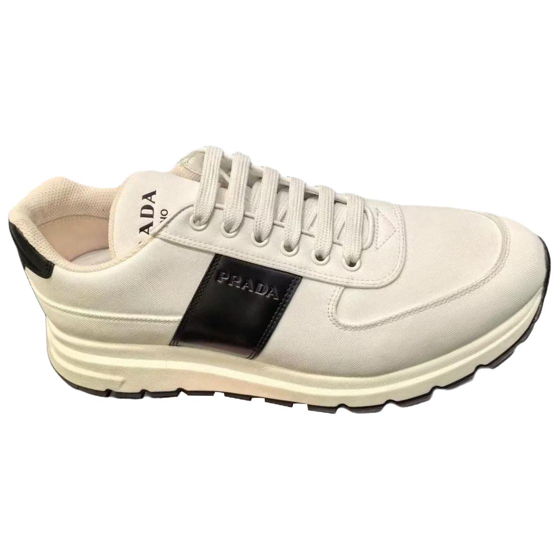 PRADA Low top Casual Shoes Men's White