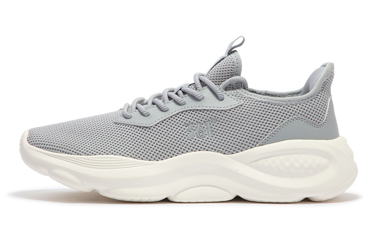 361° Cloudwalk Slip-on Anti-Slip And Wear-Resistant Breathable Low-Top Casual Shoes Men's Cool Mist Gray