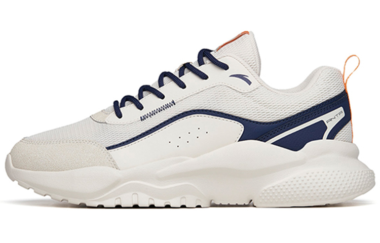 Anta Life Collection Cushioning Anti-Slip And Wear-Resistant Low-Top Chunky Sneakers Men's Gray Blue