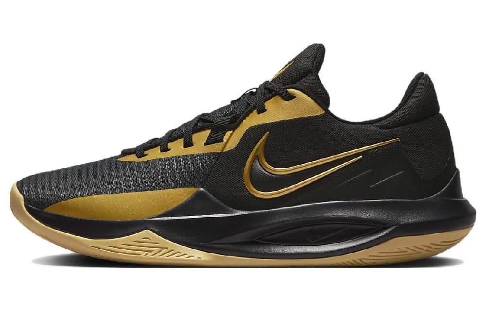 Nike Precision 6 Black Metallic Gold