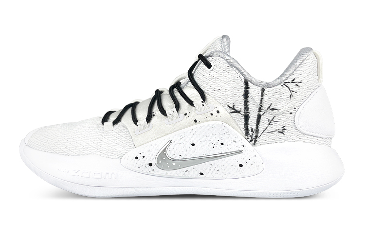 Nike Hyperdunk X Anti-Slip Wear-Resistant Low-Top Performance Basketball Shoes Men's Black White
