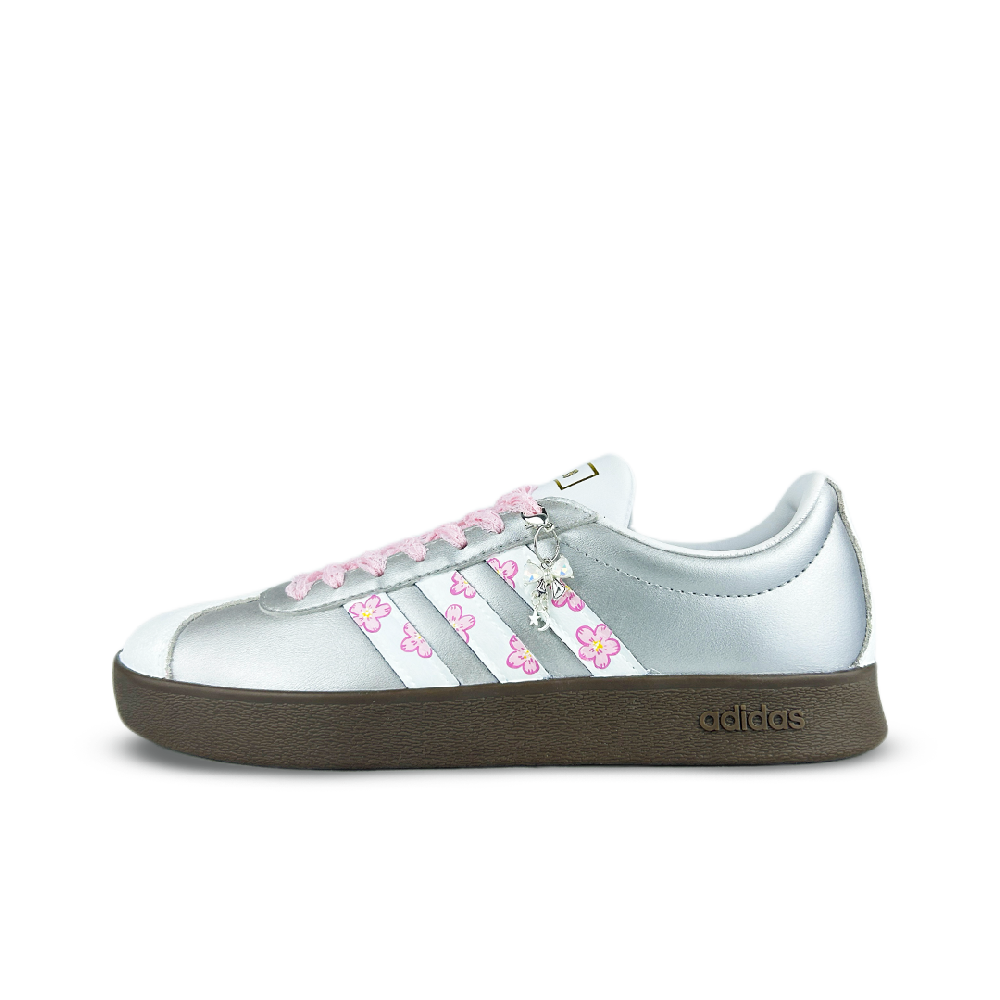 Adidas Neo VL Court 2.0 Skateboard Shoes Women's Low top Gray/White