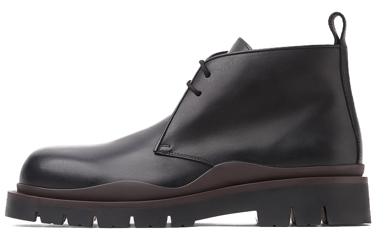 Bottega Veneta Tire Desert Boot Black Fondant