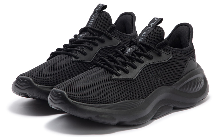 361° Cloudwalk Slip-on Anti-Slip And Wear-Resistant Breathable Low-Top Casual Shoes Men's Obsidian Black
