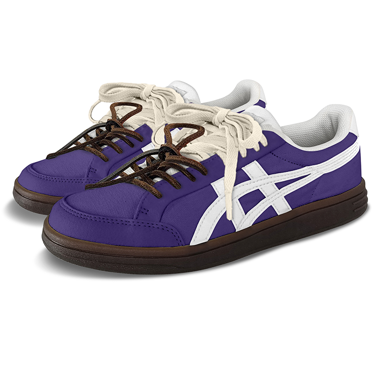 Onitsuka Tiger Advanti Anti-Slip Wear-Resistant Low-Top Skateboard Shoes Unisex Purple White