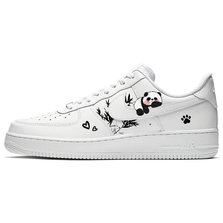 Nike Air Force 1 Skateboard Shoes Women's Low-Top Black/White