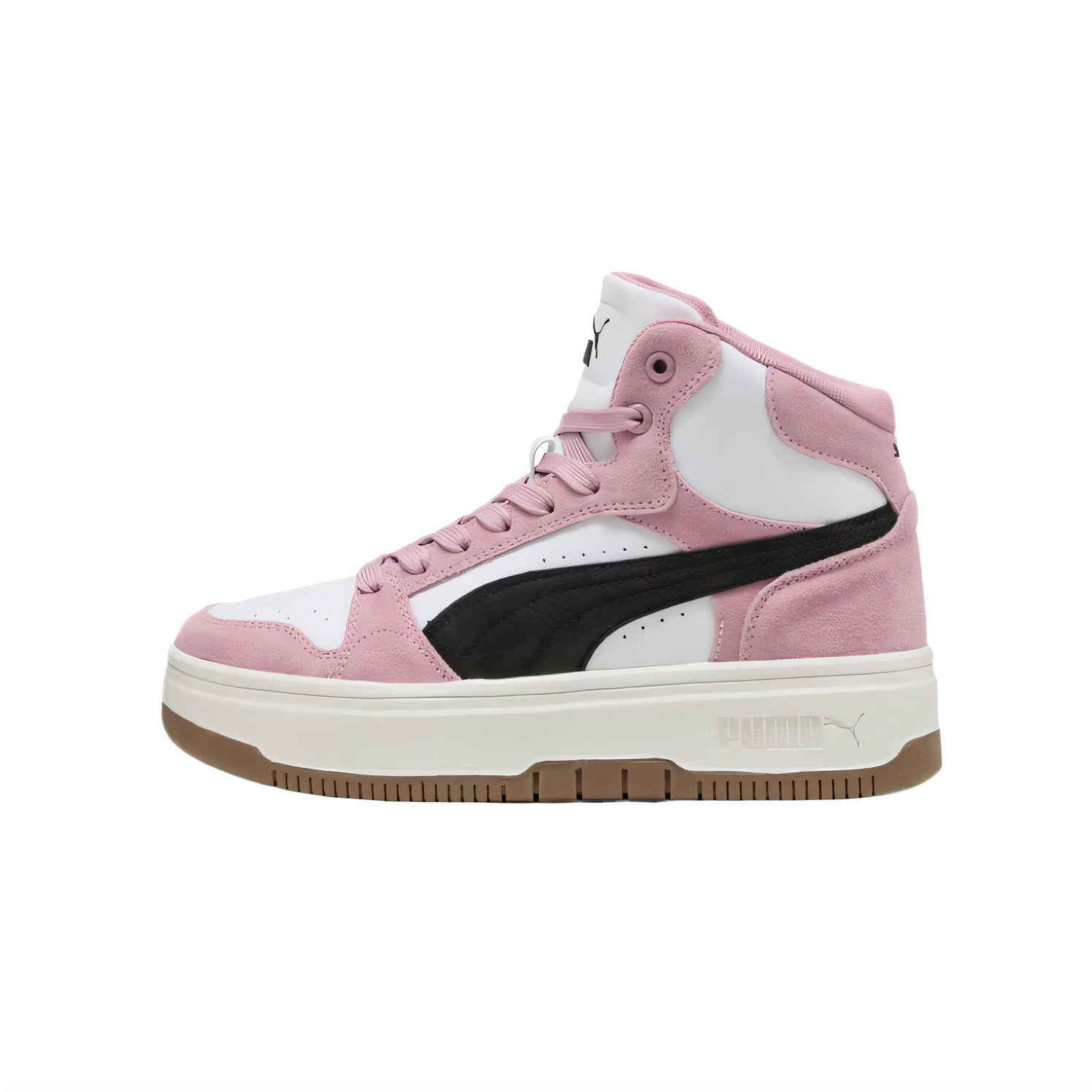 PUMA Rebound Femme Slip Resistant Mid top Skateboard Shoes Women's Pink