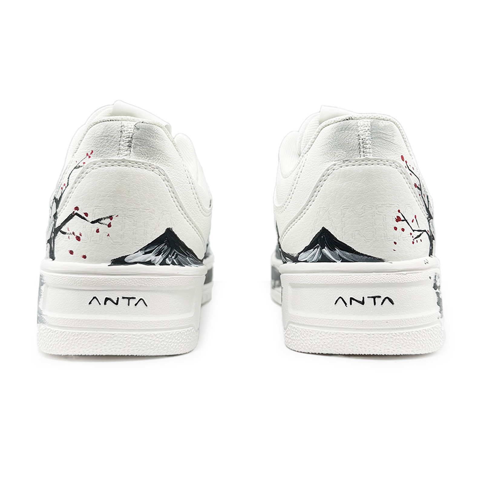 Anta Relaxed Lightweight Height Increasing Slip Resistant Low Top Skateboard Shoes Men's White Black купить в интернет-магазине Yoocart с быстрой доставкой по России.